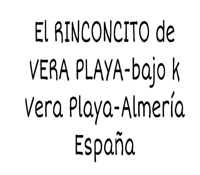 El Rinconcito De Vera Playa - Bajo K エクステリア 写真